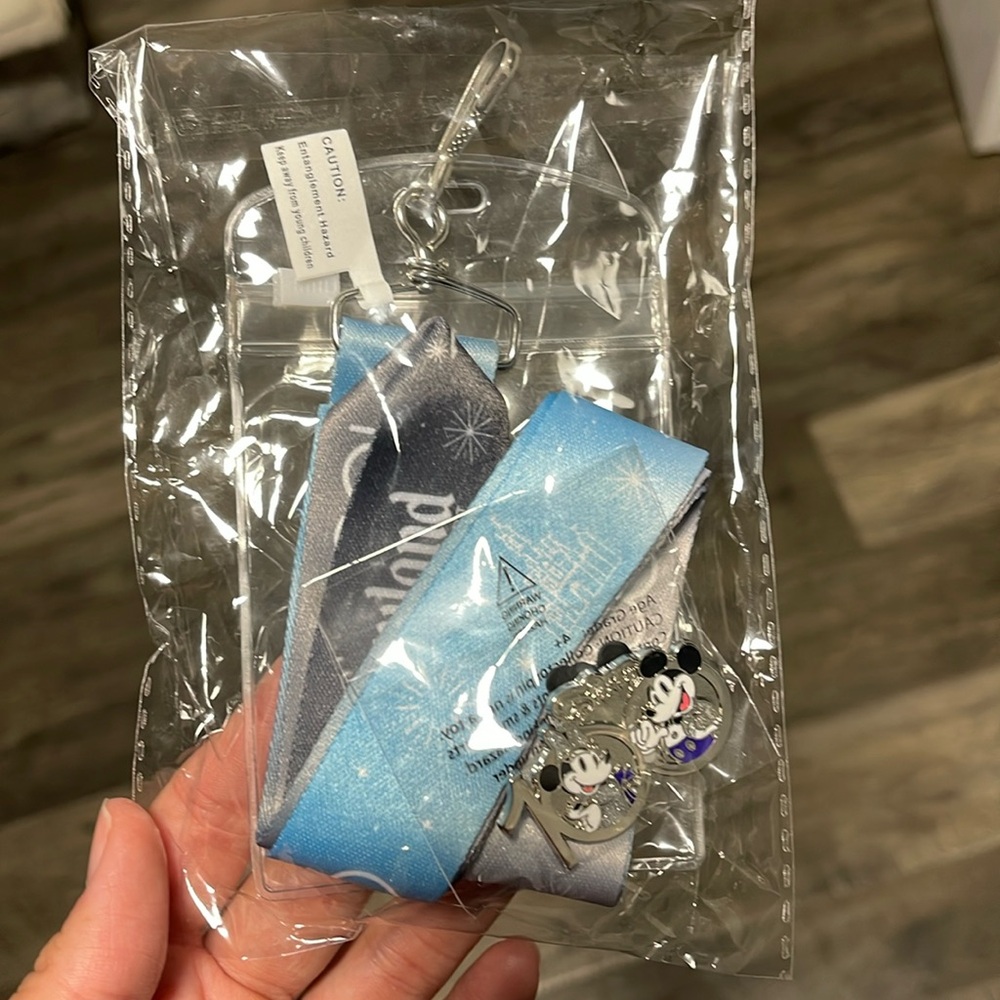 Disneyland 100th anniversary lanyard